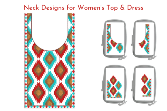Download Traditional Neck for Women's Top - Top Collection