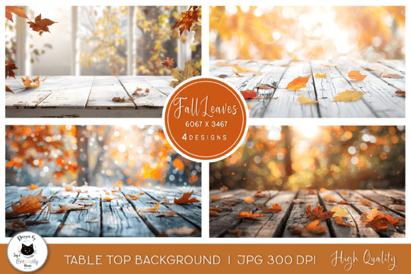 Download Fall Table Top Backgrounds | Fall Mockup - Top Collection