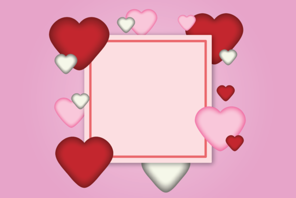 Download Valentine Background Pink Frame - Premium Resources