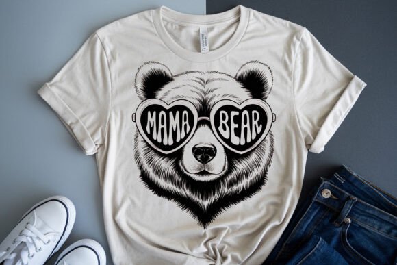 Download Mama Bear Face Sunglasses Mother's Day - Mama bear Collection