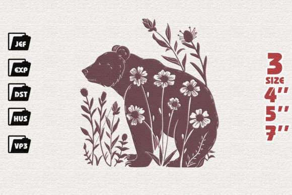 Download Mama Bear Embroidery Design - Mama bear Collection